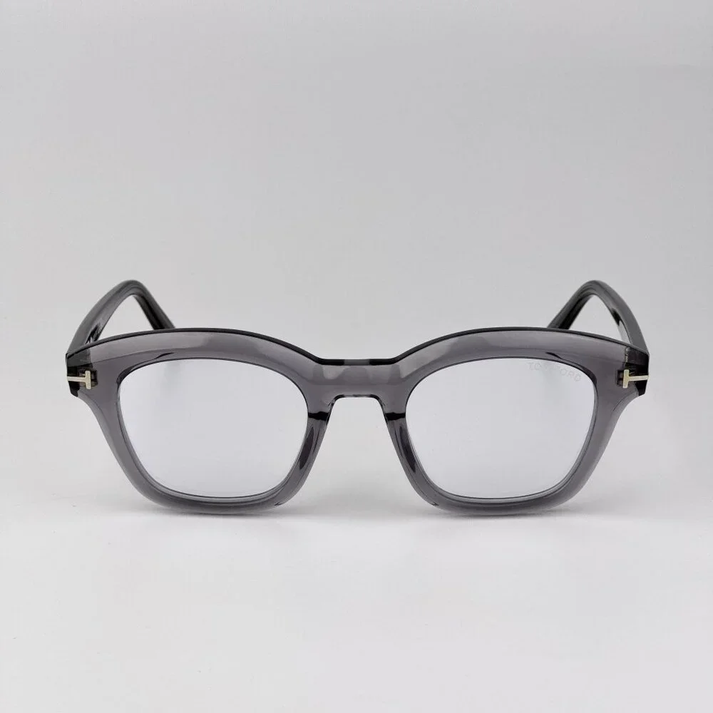 Tom Ford FT5961-B Eyeglasses – Grey Square Frame | Unisex Model FT5961-B 020